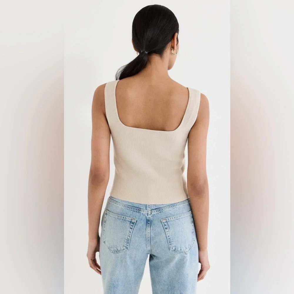 Reformation Julia Ribbed Sweater Tank